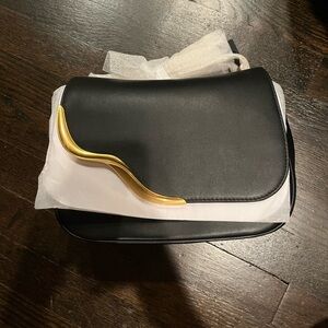 Donna Karan Elegant Black and Gold Women's Bag